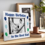 Birthday Gift Best Dad Gift for Dad Daddy Wooden Photo Frame