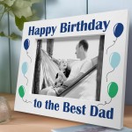 Birthday Gift Best Dad Gift for Dad Daddy Wooden Photo Frame