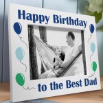 Birthday Gift Best Dad Gift for Dad Daddy Wooden Photo Frame