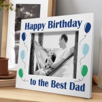 Birthday Gift Best Dad Gift for Dad Daddy Wooden Photo Frame