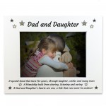 Dad Gifts From Daughter Wooden Photo Frame Fathers Day Gift Dad