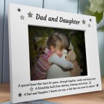 Dad Gifts From Daughter Wooden Photo Frame Fathers Day Gift Dad