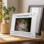 Dad Gifts From Daughter Wooden Photo Frame Fathers Day Gift Dad