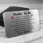 Fathers Day Birthday Gift From Bump Dad To Be Gift Keepsake
