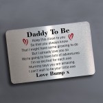 Fathers Day Birthday Gift From Bump Dad To Be Gift Keepsake