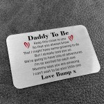 Fathers Day Birthday Gift From Bump Dad To Be Gift Keepsake