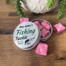 Personalised Fishing Tackle Tin For Line Hooks Novelty Gifts