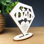 Fathers Day Gift Personalised Novelty Gift for Dad Daddy Plaque