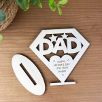 Fathers Day Gift Personalised Novelty Gift for Dad Daddy Plaque