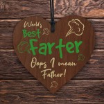Funny Fathers Day Birthday Gift From Daughter Son Heart Novelty
