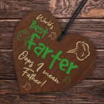 Funny Fathers Day Birthday Gift From Daughter Son Heart Novelty