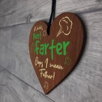 Funny Fathers Day Birthday Gift From Daughter Son Heart Novelty