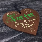 Funny Fathers Day Birthday Gift From Daughter Son Heart Novelty