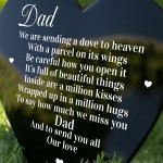 Dad Memorial Plaque Poem Grave Stake Ornament Remembrance Item