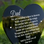 Dad Memorial Plaque Poem Grave Stake Ornament Remembrance Item