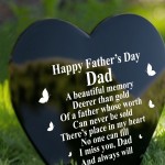Fathers Day Memorial Plaque Dad Grave Stake Ornament Remembrance