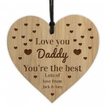 DADDY GIFT From Daughter Son PERSONALISED Love You Daddy Gift