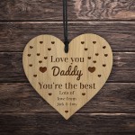 DADDY GIFT From Daughter Son PERSONALISED Love You Daddy Gift
