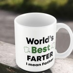 Worlds Best Farter Mug Funny Fathers Day Birthday Gift For Dad 