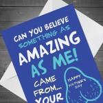 Funny Joke RUDE Fathers Day Card For Dad From Daughter Son
