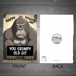 Funny Fathers Day Card For Dad Grandad Joke Rude Card For Him