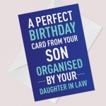 Funny Birthday Card From Son Bought By Daughter In Law Hilarious
