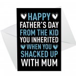 Funny Step Dad Fathers Day Card Fathers Day Card From The Kid