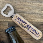 BEST SON Gift Wooden Beer Bottle Opener 16th 18th 21st Birthday