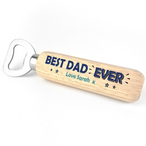 PERSONALISED Fathers Day Gifts for Dad Daddy Him Bottle Opener