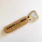 PERSONALISED Dad Daddy Fathers Day Gifts Wooden Bottle Opener