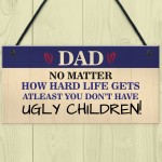 Funny Joke Dad Sign Dad Gift From Daughter Son Birthday 