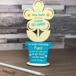 Novelty Leaving School Nursery Gift For Teacher Personalised