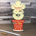 Teacher Wooden Flower Gift Thank You Teacher Gift Nursery Plaque