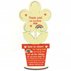 Leaving Pre-School Nursery Thank You Gift For Teacher Flower