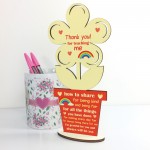 Leaving Pre-School Nursery Thank You Gift For Teacher Flower