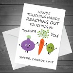 Swede Carrot Lime Sweet Funny Birthday Card Card for Caroline