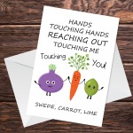 Swede Carrot Lime Sweet Funny Birthday Card Card for Caroline