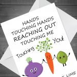 Swede Carrot Lime Sweet Funny Birthday Card Card for Caroline