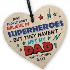 Dad Gifts From Daughter Son Wood Heart Fathers Day Gift For Dad