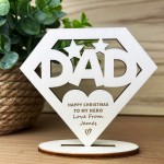 Personalised Fathers Day Wooden Plaque Gift For Dad Gift 