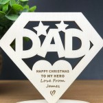 Personalised Fathers Day Wooden Plaque Gift For Dad Gift 