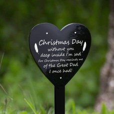 Memorial Plaque For Dad Christmas Grave Marker Poem Dad Memorial