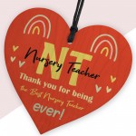 Nursery Teacher Gift Thank You Gifts End Of School Term Gift