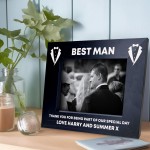  BEST MAN GIFT Personalised Photo Frame Thank You Gift