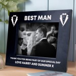  BEST MAN GIFT Personalised Photo Frame Thank You Gift