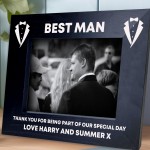  BEST MAN GIFT Personalised Photo Frame Thank You Gift