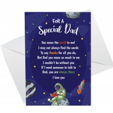 Fathers Day Birthday Card For A Special Dad Novelty Card 