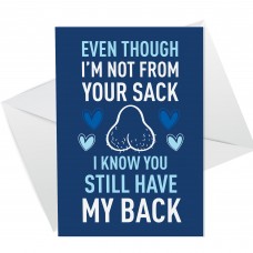 Funny Fathers Day Birthday Card For Step Dad Joke Stepdad Card