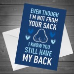 Funny Fathers Day Birthday Card For Step Dad Joke Stepdad Card