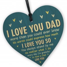 I Love You Dad Gift For Fathers Day Birthday From Daughter Son